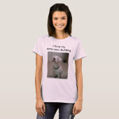 T-shirt J'aime ma chemise American Bulldog (Devant entier)