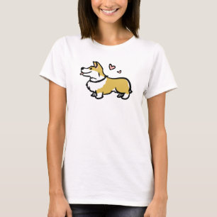 T-shirt J'aime ma chemise de Corgi