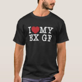 T-shirt J'Aime Ma Chemise Ex J'Aime Mon Ex (Devant)