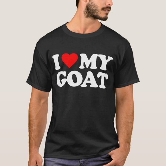 T-SHIRT J'AIME MA CHÈVRE (Devant)