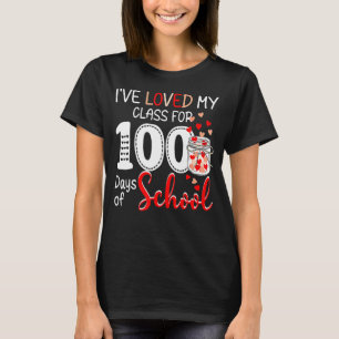 T-shirt J'aime ma classe depuis 100 jours de Vale préscola