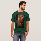 T-shirt J'aime ma copine anglaise (Devant entier)