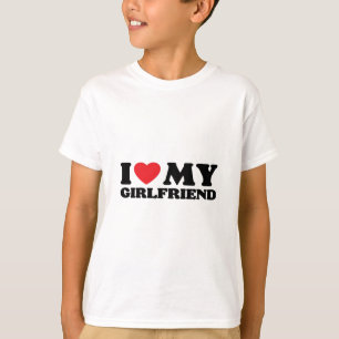 T-shirt J'aime ma copine classique