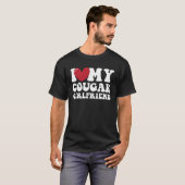 T-shirt J'aime ma copine cougar (Devant entier)
