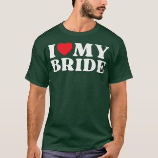 T-shirt J'Aime Ma Famille De Mariée Relative Ma Mariée Pré