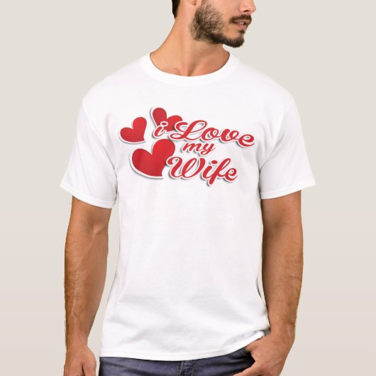 T-shirt J'Aime Ma Femme (Devant)
