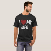 T-shirt J'aime ma femme (Devant entier)
