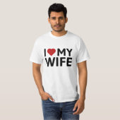 T-shirt J'Aime Ma Femme (Devant entier)