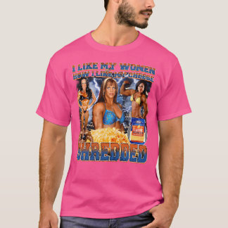 T-shirt J'Aime Ma Femme Comment J'Aime Mon Fromage Rasé