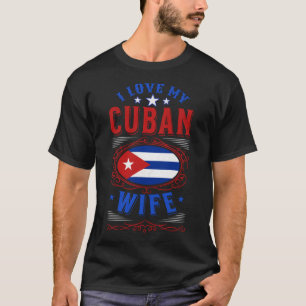 T-shirt J'aime ma femme cubaine