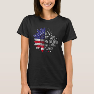 T-shirt J'Aime Ma Femme Dans Mon Pays Et Je Me Fais Enfonc