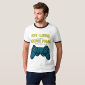 T-shirt J'aime ma femme - Gaming Design (Devant entier)