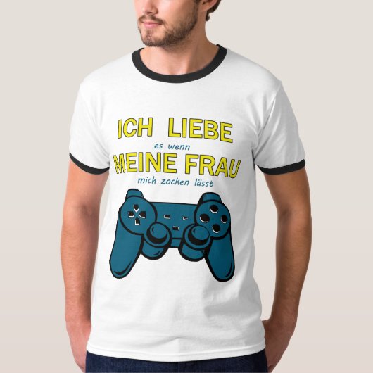 T-shirt J'aime ma femme - Gaming Design (Devant)