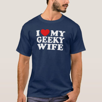 T-shirt J'Aime Ma Femme Geeky