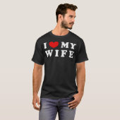 T-shirt J'Aime Ma Femme J'Aime Ma Femme (Devant entier)