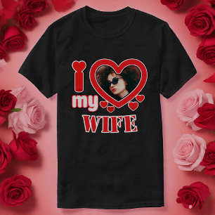 T-shirt J'Aime Ma Femme Personnalisée