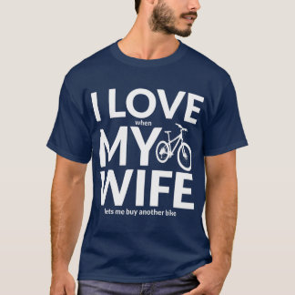 T-shirt J'Aime Ma Femme Quand Elle Me Laisse Acheter Un No