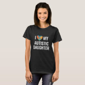 T-shirt J'aime ma fille (Devant entier)