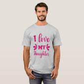 T-shirt J'aime ma fille (Devant entier)
