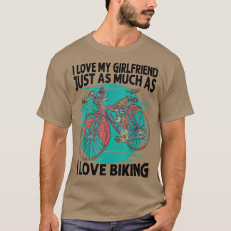 T-shirt J'Aime Ma Fille Autant Que J'Aime Faire Du Vélo