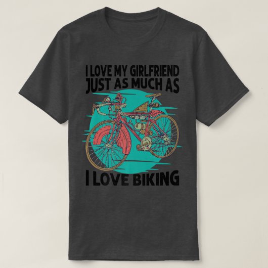 T-shirt J'Aime Ma Fille Autant Que J'Aime Faire Du Vélo (Design devant)