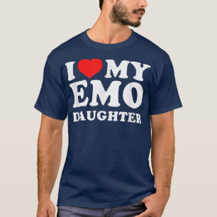 T-shirt J'Aime Ma Fille Emo
