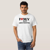 T-shirt J'aime ma fille folle (Devant entier)