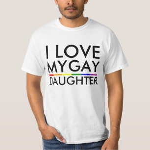 T-SHIRT J'AIME MA FILLE GAY
