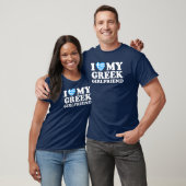 T-shirt J'Aime Ma Fille Grecque (Unisexe)
