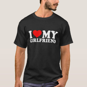 T-shirt J'Aime Ma Fille   I Heart My Girlfriend GF