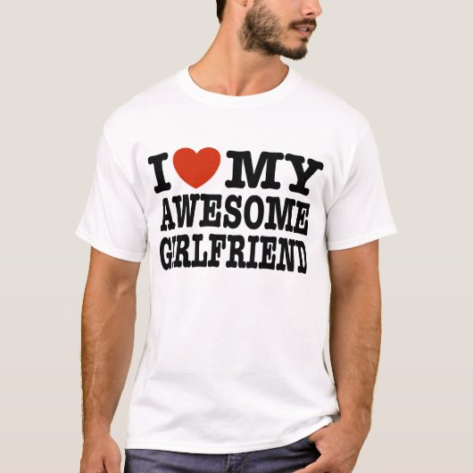 T-shirt J'Aime Ma Fille Impressionnante (Devant)