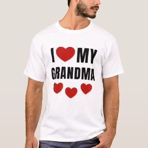 T-SHIRT J'AIME MA GRAND-MÈRE
