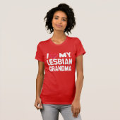 T-SHIRT J'AIME MA GRANDE-BRETAGNE LESBIENNE - - (Devant entier)