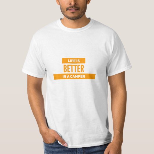 T-shirt J'aime ma maison mobile (Devant)