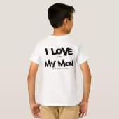 T-shirt J'aime ma maman ! (Dos entier)