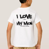 T-shirt J'aime ma maman ! (Dos)