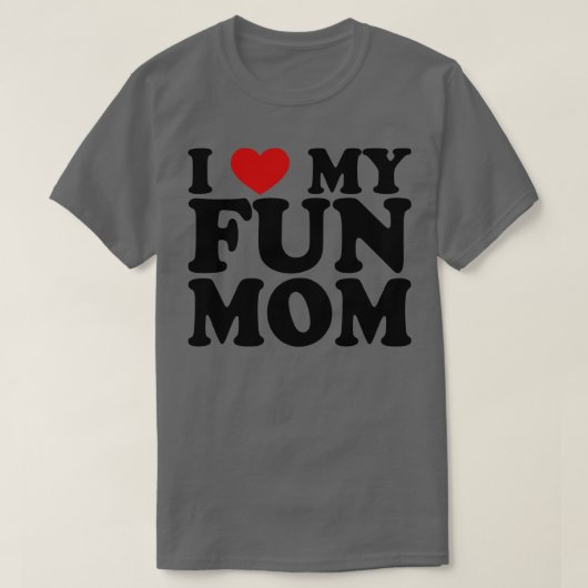 T-shirt J'aime ma maman sympa 1 (Design devant)