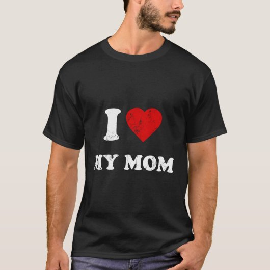 T-shirt J'aime ma mère (Devant)