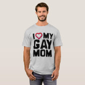 T-SHIRT J'AIME MA MÈRE GAY - (Devant entier)