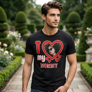 T-shirt J'aime ma mère Personnalisé