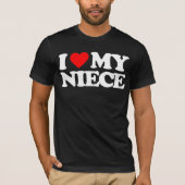 T-SHIRT J'AIME MA NIÈCE (Devant)