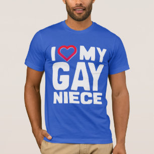 T-SHIRT J'AIME MA NIÈCE GAY