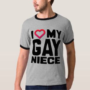 T-SHIRT J'AIME MA NIÈCE GAY