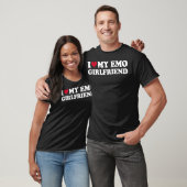 T-shirt J'Aime Ma Petite Amie Emo (Unisexe)