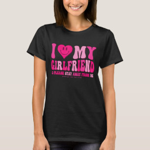 T-shirt J'Aime Ma Petite Amie Valentines Jour J'Aime Mon G