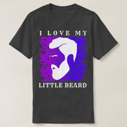T-shirt J'Aime Ma Petite Barbe 24 (Design devant)