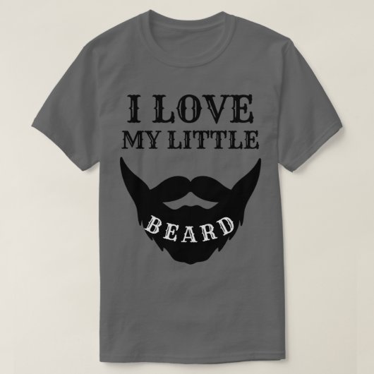 T-shirt J'Aime Ma Petite Barbe 38 (Design devant)