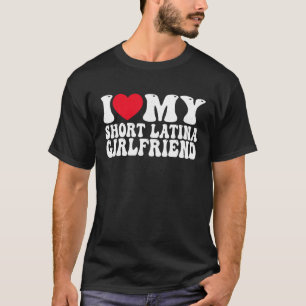 T-shirt J'Aime Ma Petite Petite Amie Latina J'Aime Mon Lat