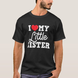 T-shirt J'Aime Ma Petite Soeur Soeurs Frères Aimer
