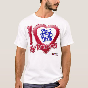 T-shirt J'aime ma princesse - photo